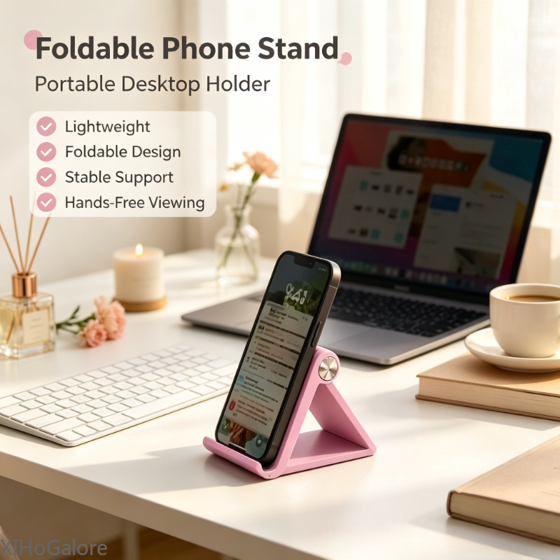 Tablet Stand Adjustable - Multi-hoek verstelbare opvouwbare draagbare telefoonstandaard voor