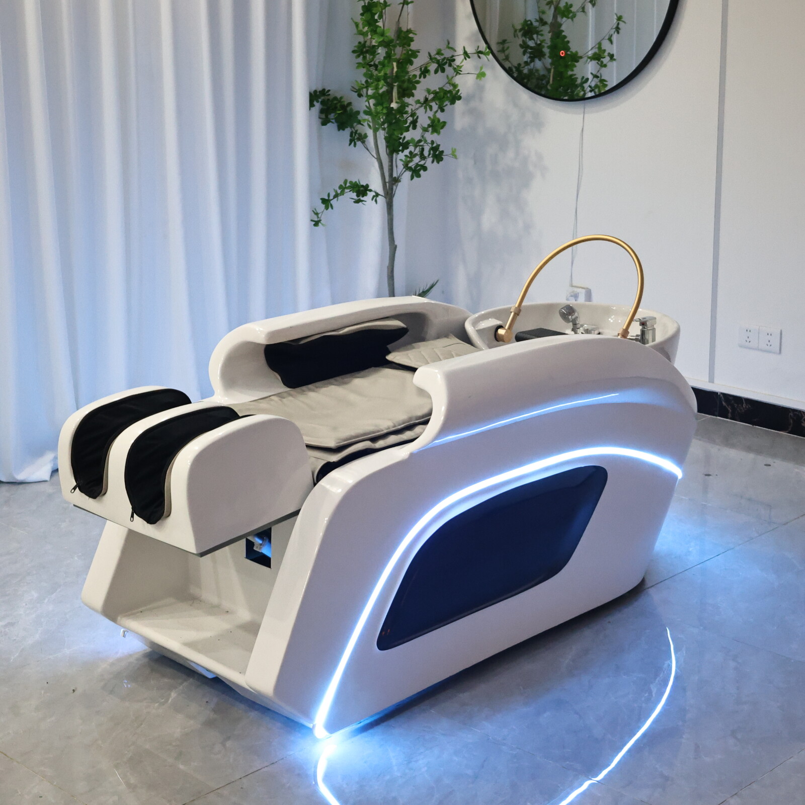Massage Table Accessories Uk - Merk Kapsalon Winkel Automatische Massage Shampoo