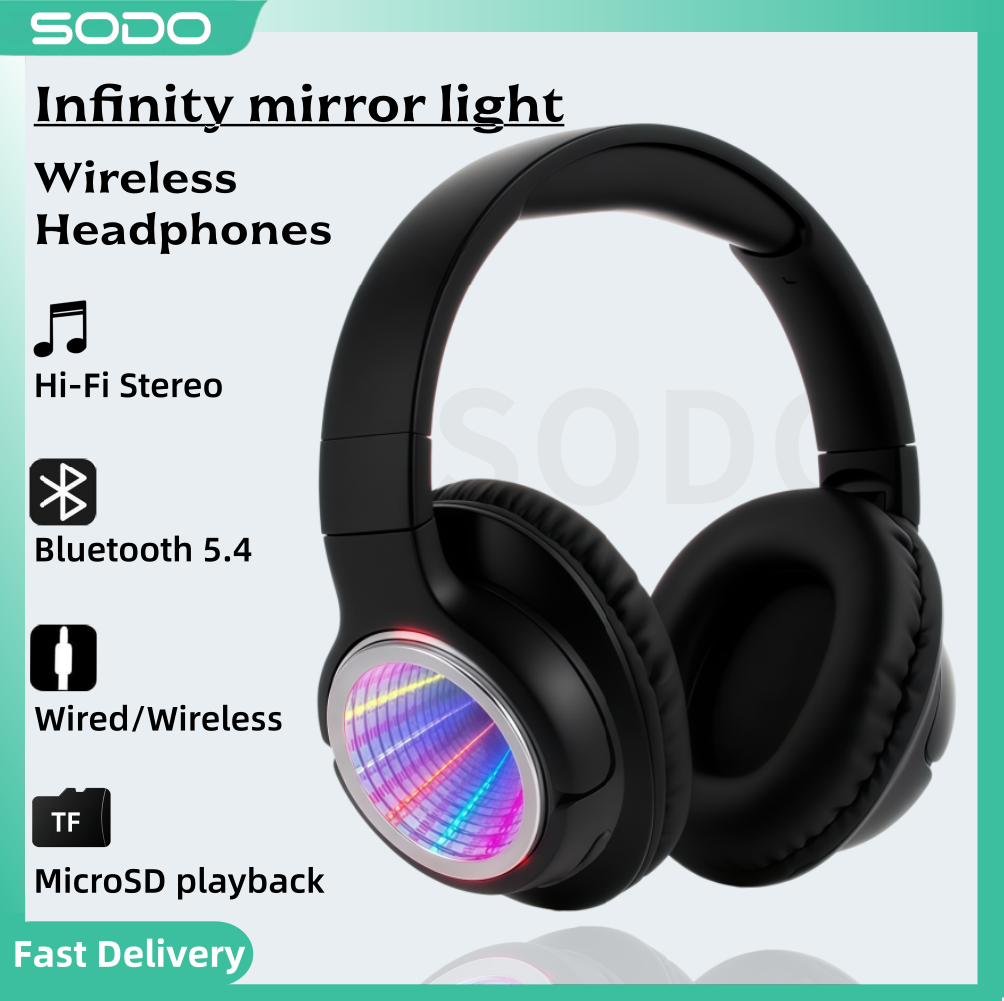 Wired Earphone Lightning - SODO SD1161 Bluetooth-hoofdtelefoon Abyss Light Stereo