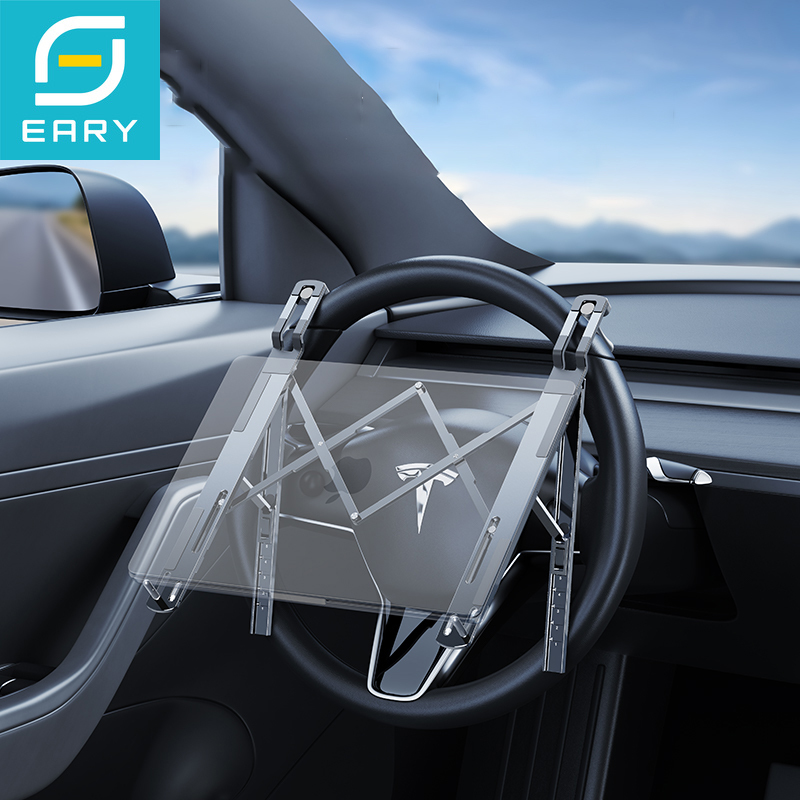 Tesla Tablet Accessories - Eary Car Laptop Mount Stuurwielhouder voor