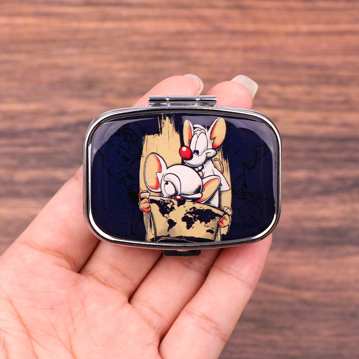 Tablet Accessories Case - Leuke Muis Cartoon Reizen Pil Organizer