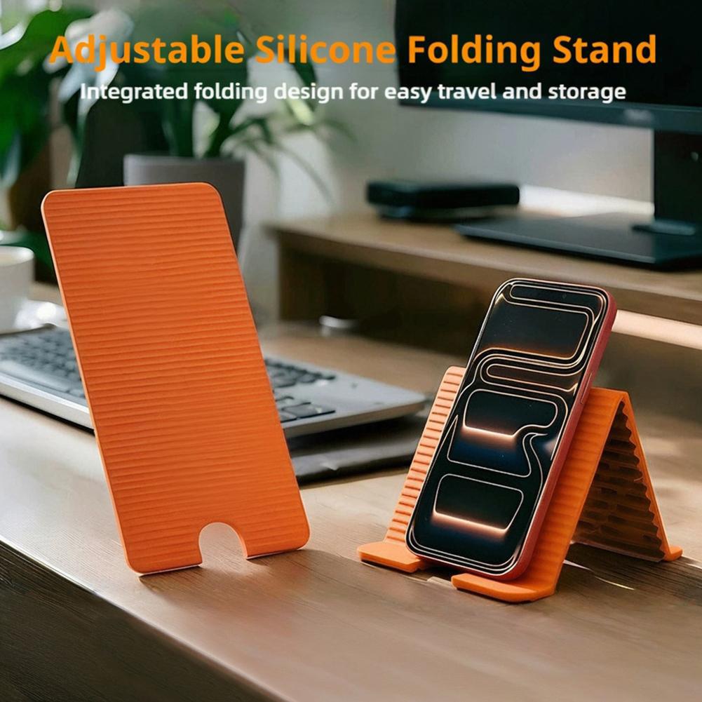 Tablet Stand Adjustable - Flexibele opvouwbare siliconen telefoonhouder voor iPhone,