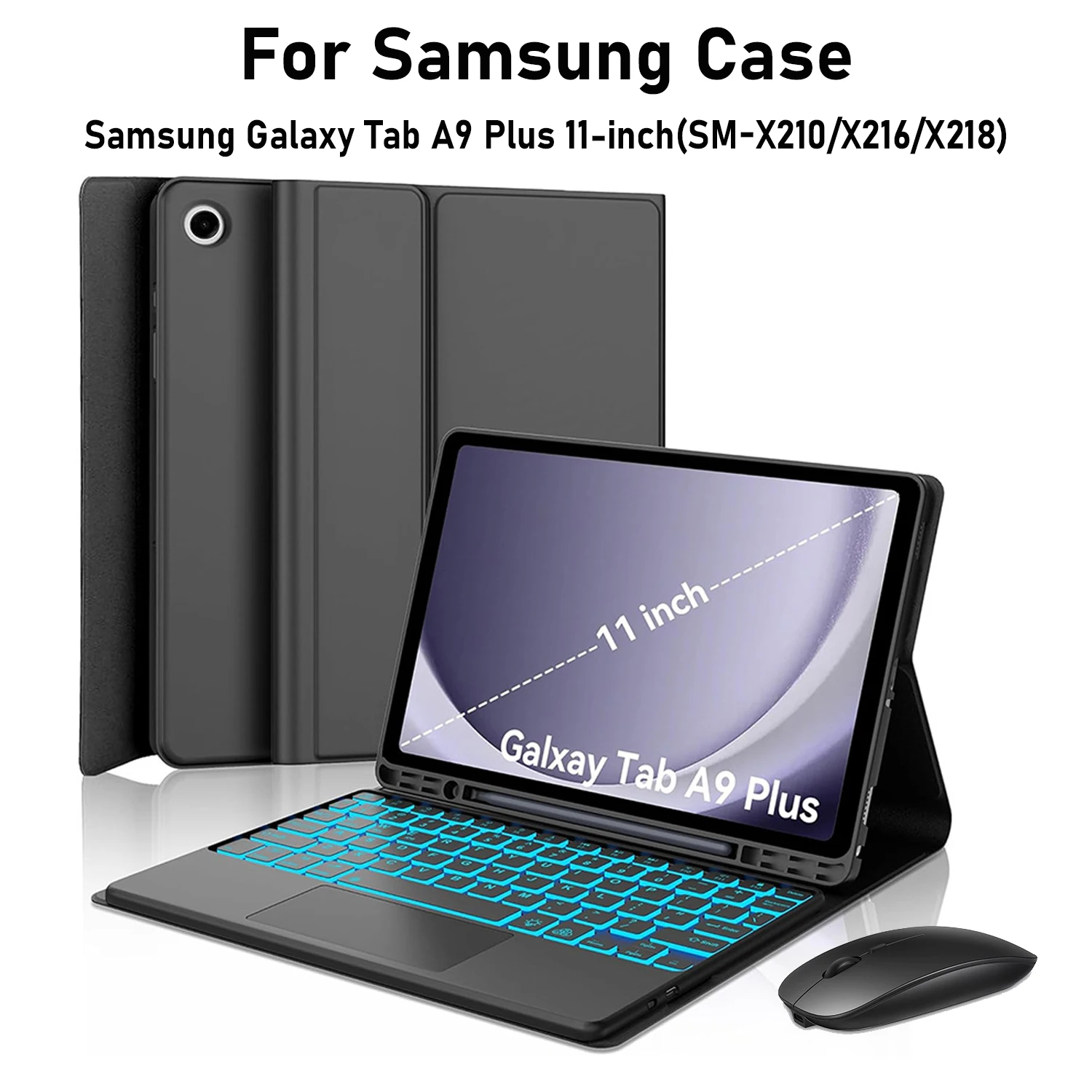 Remarkable Tablet Accessories - Toetsenbordhoes voor Samsung Galaxy Tab A9