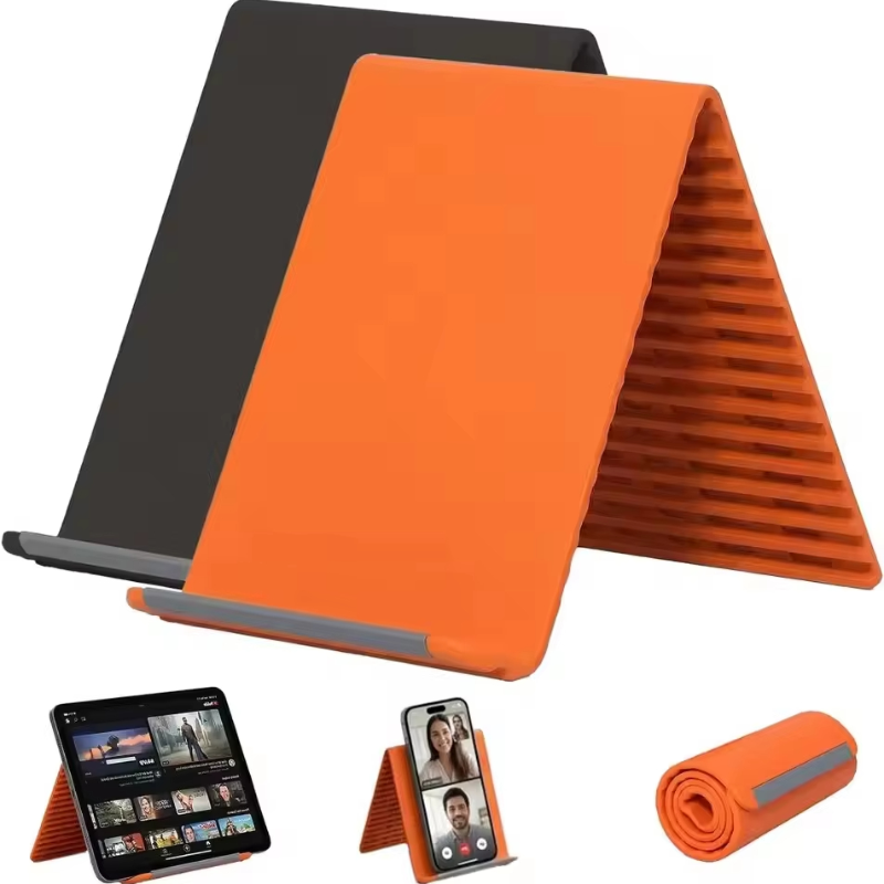 Tablet Stand Adjustable - 2026 Draagbare Siliconen Mobiele Telefoonhouder Luihouder