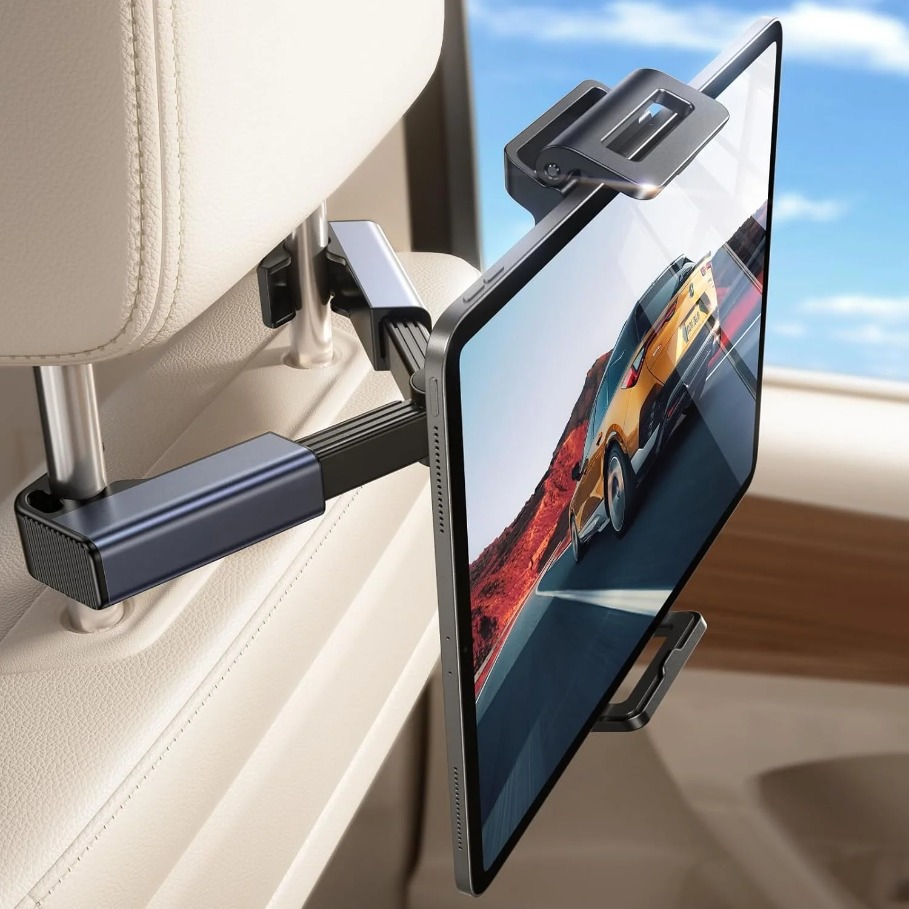 Fire Tablet Accessories - Tablethouder voor hoofdsteun achterbank, compatibel met