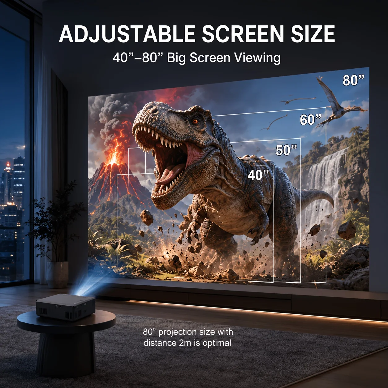 Mini draagbare projector, comp - Android Tablet Gaming Accessories recensie en prijs