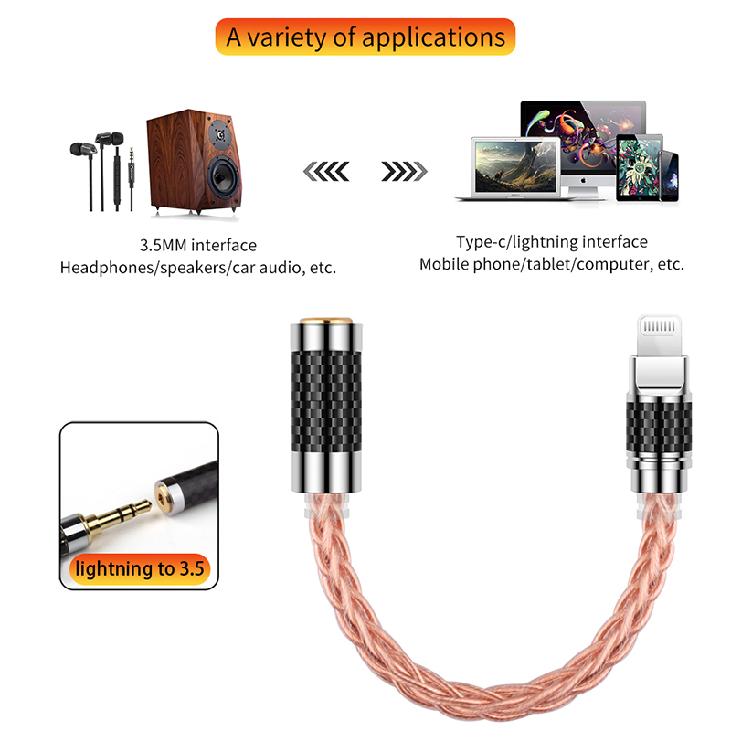 Yytcg Type-C Naar 2.5/3.5/4.4M - Wired Earphone Lightning recensie en prijs