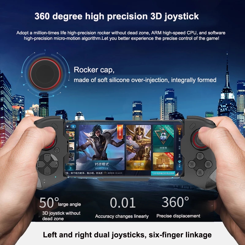 Mobiele telefoon Gamepad Joyst - Android Tablet Gaming Accessories recensie en prijs