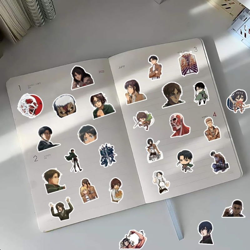 60 stuks Attack on Titan Anime - Tablet Cute Accessories recensie en prijs